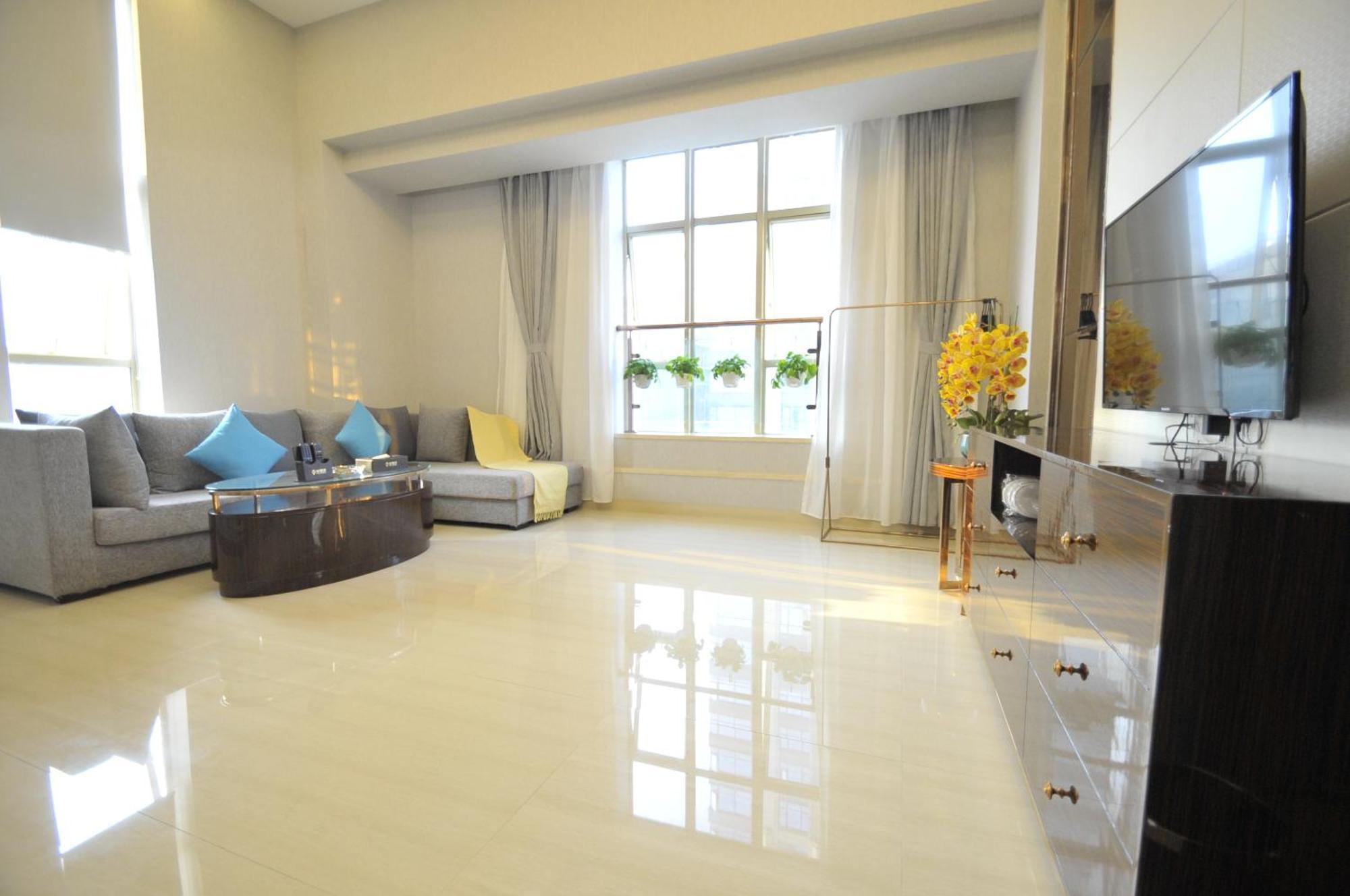Waifiden Duplex Hotel Apartment Zhongyong Jinyu Branch-Free Shuttle Bus During The Canton Fair Eksteriør billede